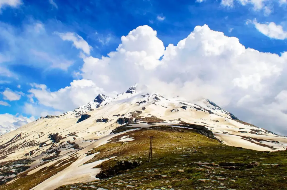 Paisaje de montaña en Manali