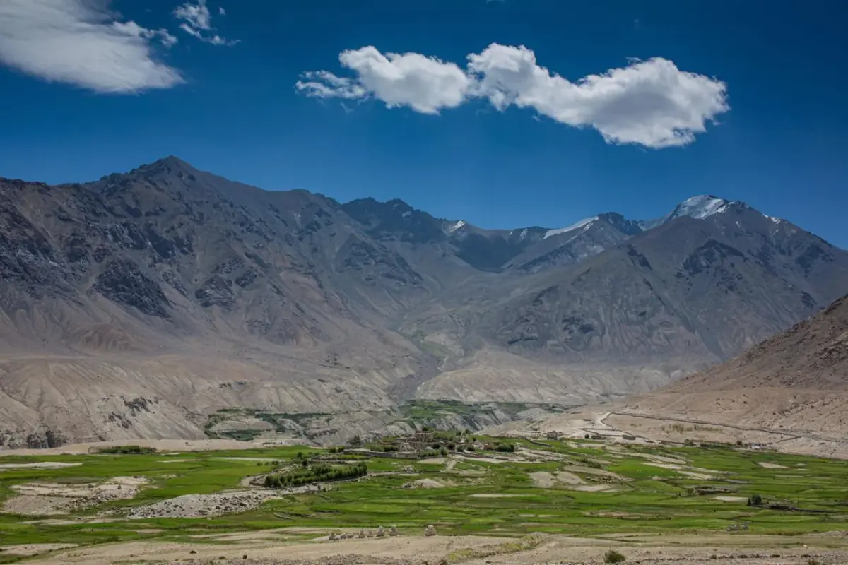 Alta montaña en la ruta Manali-Leh