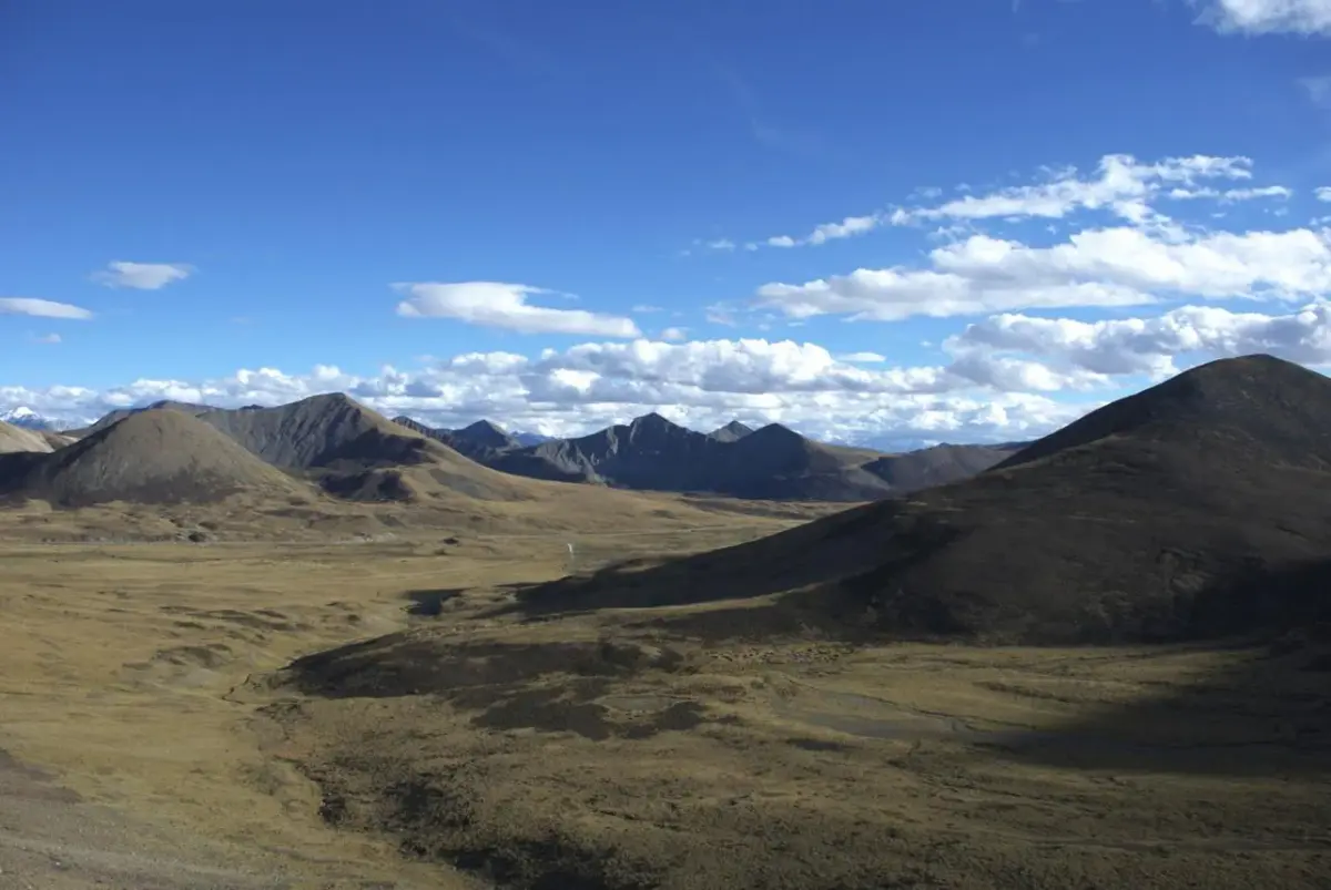 Vastedad del plateau de Changthang